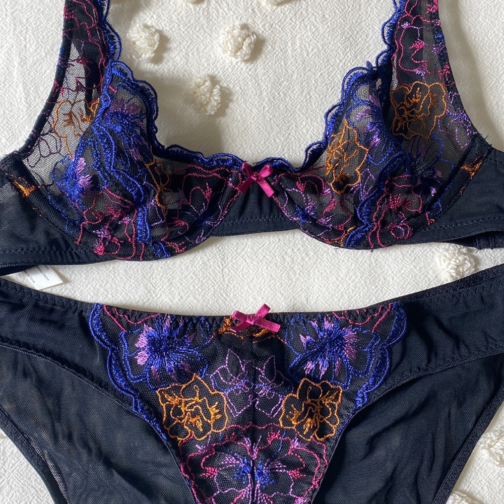 Free People lingerie set NWOT “She Said”